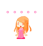Daily Life of Little Laugh ＆ Girl Laugh（個別スタンプ：15）