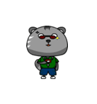 Cat in short（個別スタンプ：1）