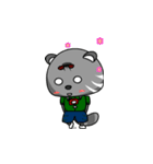 Cat in short（個別スタンプ：7）