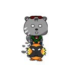 Cat in short（個別スタンプ：18）