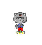 Cat in short（個別スタンプ：36）