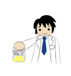 Sick ＆ Curer (Nurse, Patient ＆ Doctor)（個別スタンプ：34）