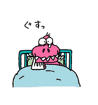 ピンク恐竜（個別スタンプ：13）