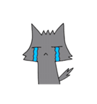 狼くんと猫ちゃん（個別スタンプ：13）