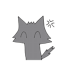 狼くんと猫ちゃん（個別スタンプ：17）