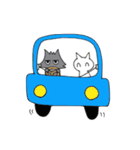 狼くんと猫ちゃん（個別スタンプ：39）