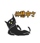 黒猫 ナナウ（個別スタンプ：7）