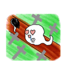 What the ghost（個別スタンプ：3）