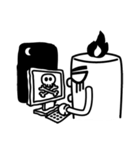Angry Office Candle（個別スタンプ：10）