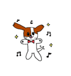 パピヨン犬 ゆるパール♪（個別スタンプ：1）