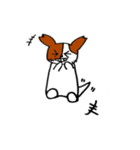パピヨン犬 ゆるパール♪（個別スタンプ：2）
