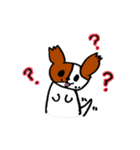 パピヨン犬 ゆるパール♪（個別スタンプ：4）