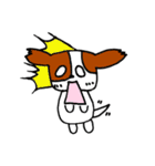 パピヨン犬 ゆるパール♪（個別スタンプ：9）