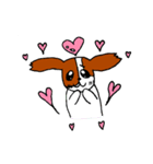 パピヨン犬 ゆるパール♪（個別スタンプ：18）