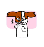 パピヨン犬 ゆるパール♪（個別スタンプ：26）