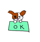パピヨン犬 ゆるパール♪（個別スタンプ：37）