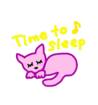 カラフル猫ちゃんのスタンプ（個別スタンプ：39）