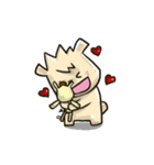 Mr. Pig and his darling bear（個別スタンプ：1）