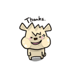 Mr. Pig and his darling bear（個別スタンプ：4）