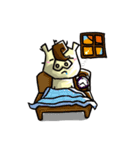 Mr. Pig and his darling bear（個別スタンプ：23）