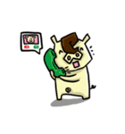 Mr. Pig and his darling bear（個別スタンプ：28）