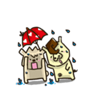 Mr. Pig and his darling bear（個別スタンプ：34）