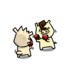 Mr. Pig and his darling bear（個別スタンプ：35）