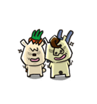 Mr. Pig and his darling bear（個別スタンプ：38）
