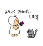 ママ友、同僚の会話にるり毛がお手伝い。（個別スタンプ：36）