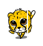 Funny little cheetah（個別スタンプ：3）