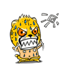 Funny little cheetah（個別スタンプ：7）