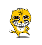Funny little cheetah（個別スタンプ：8）
