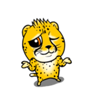 Funny little cheetah（個別スタンプ：9）