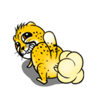 Funny little cheetah（個別スタンプ：10）