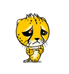 Funny little cheetah（個別スタンプ：13）