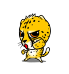 Funny little cheetah（個別スタンプ：15）