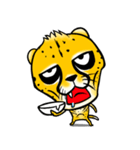 Funny little cheetah（個別スタンプ：17）