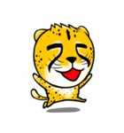 Funny little cheetah（個別スタンプ：21）