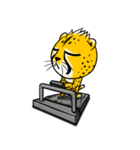 Funny little cheetah（個別スタンプ：22）