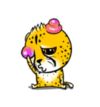 Funny little cheetah（個別スタンプ：28）