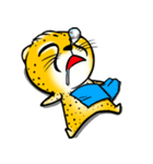 Funny little cheetah（個別スタンプ：38）