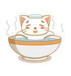 茶碗ねこ（個別スタンプ：6）