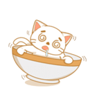 茶碗ねこ（個別スタンプ：26）