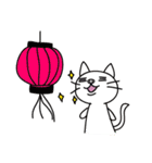 僕の家族、皆は豚です。猫豚の日常（個別スタンプ：36）