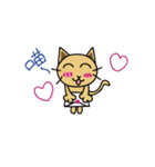 僕の家族、皆は豚です。猫豚の日常（個別スタンプ：39）