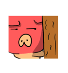りんご豚2（個別スタンプ：10）