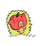 りんご豚2（個別スタンプ：18）
