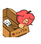 りんご豚2（個別スタンプ：36）