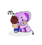 Bug Joi and his beloved elephant（個別スタンプ：12）