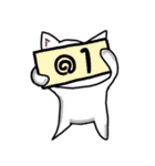 スマホゲームグルちゃで使える白猫のりぃ（個別スタンプ：7）